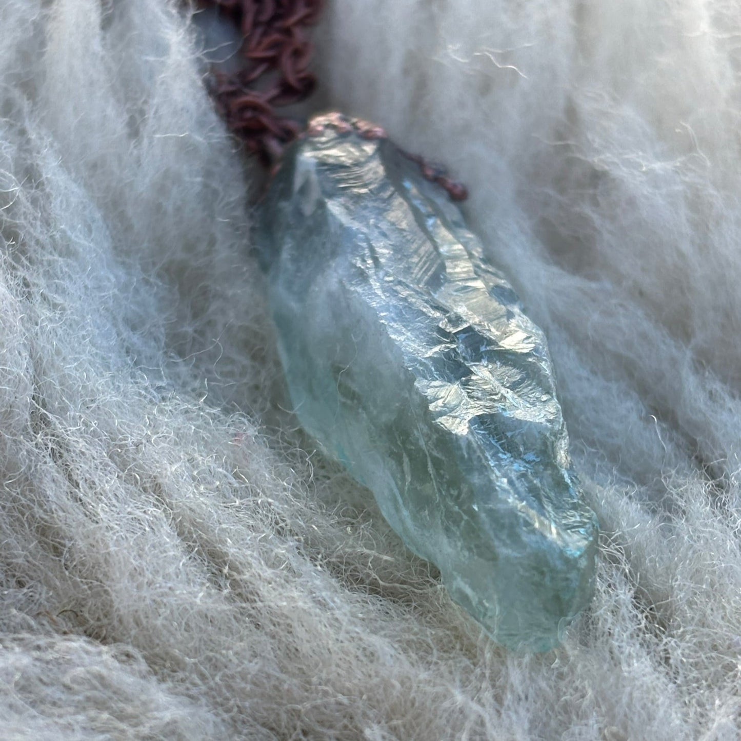 Divine Flow Aquamarine Pendant SN SA0006