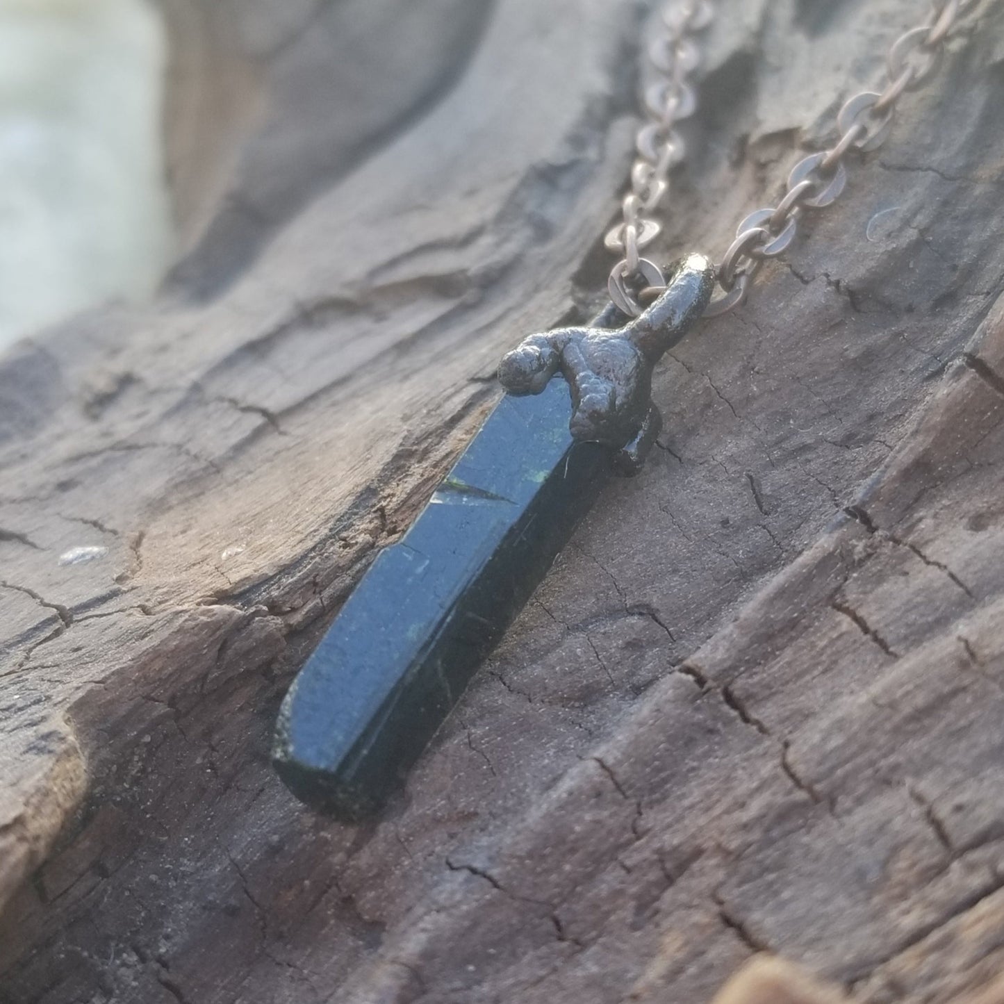 Fortress of Light Black Tourmaline Root Chakra Pendant SN SA0025