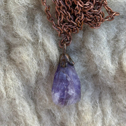 Celestial Wisdom Amethyst Third Eye & Crown Chakra Pendant SN SA0019