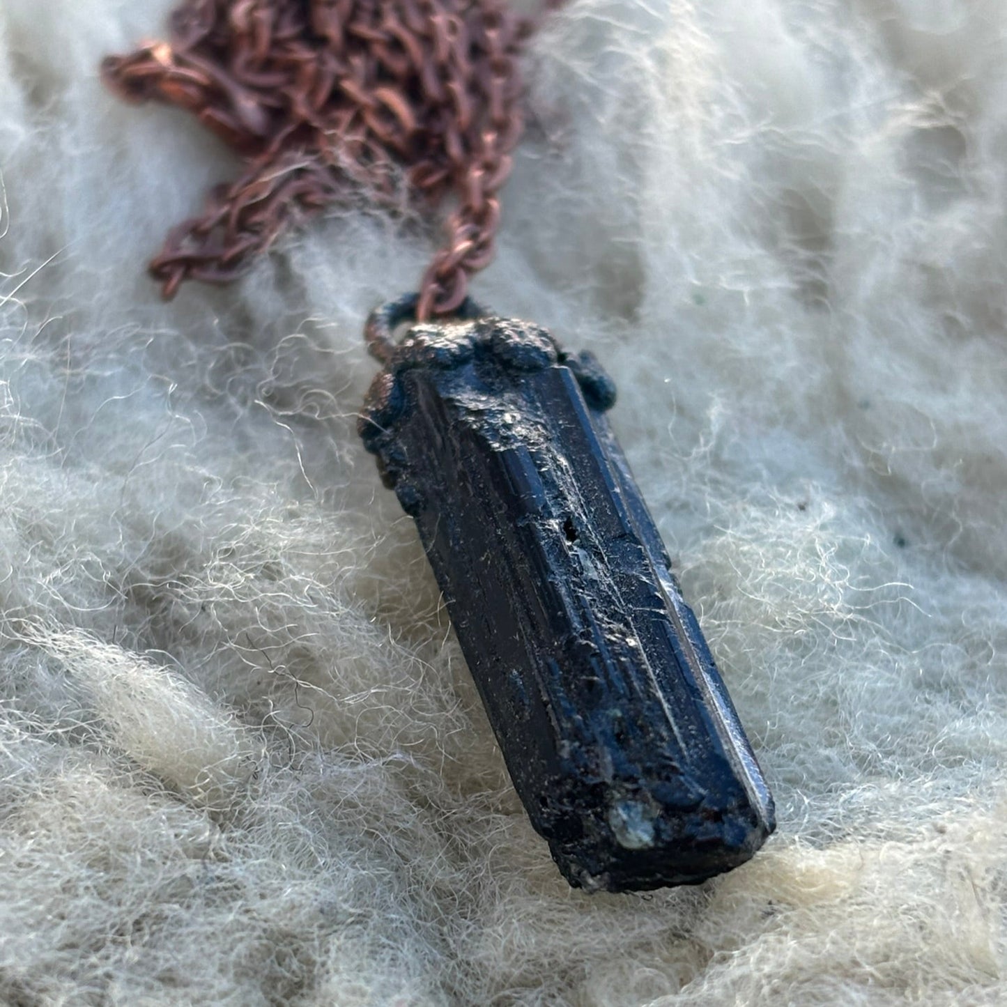 Fortress of Light Black Tourmaline Root Chakra Pendant SN SA0005