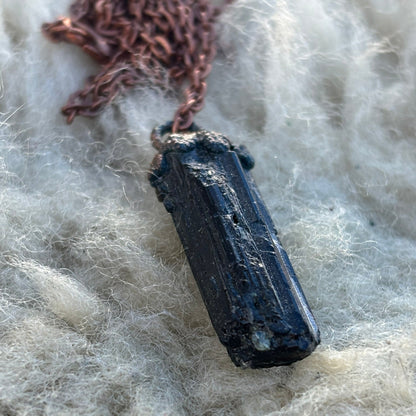Fortress of Light Black Tourmaline Root Chakra Pendant SN SA0005