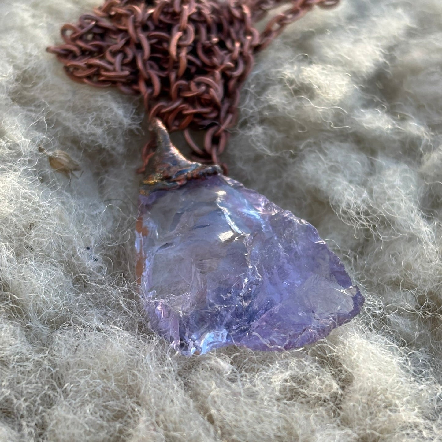 Celestial Wisdom Amethyst Crown Chakra Pendant SN SA0011