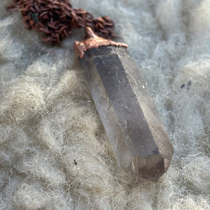 Guardian of Shadows Smokey Quartz Root Chakra Pendant SN SA0021