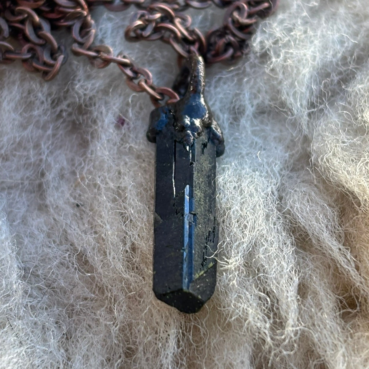 Fortress of Light Black Tourmaline Root Chakra Pendant SN SA0025