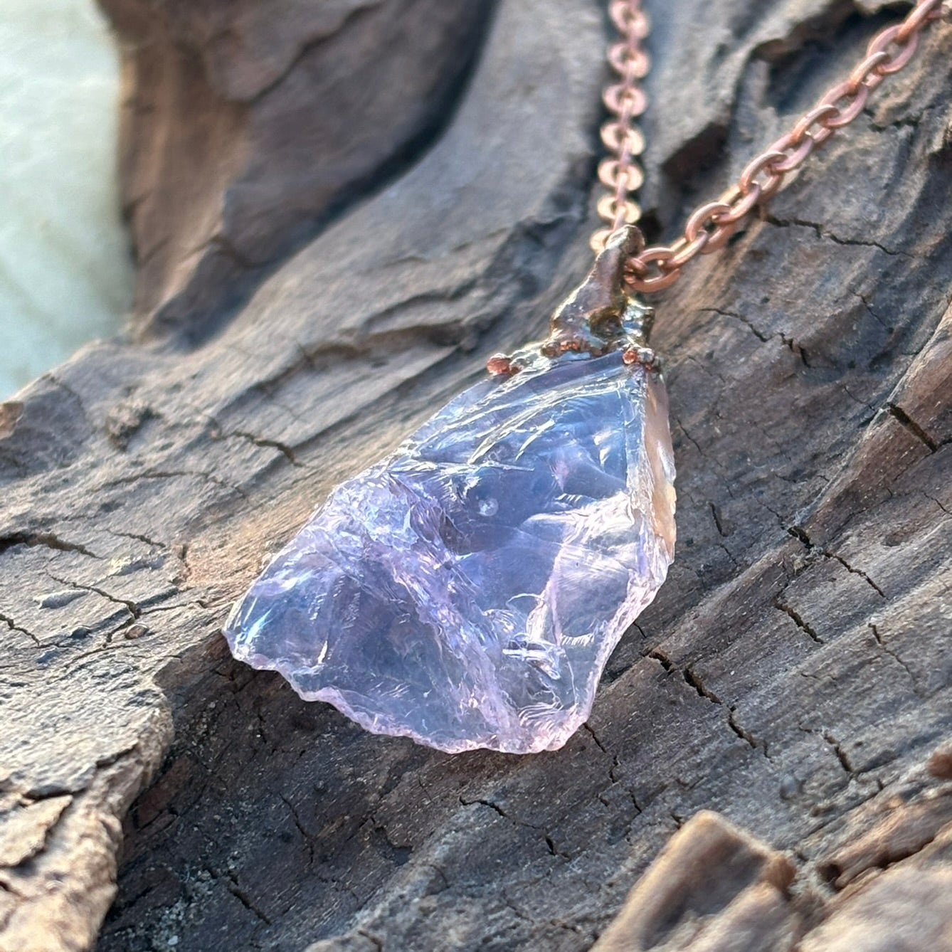 Celestial Wisdom Amethyst Crown Chakra Pendant SN SA0011