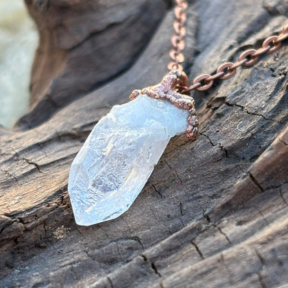 Prism of Light Crystal Quartz Crown Chakra Pendant  SN SA0014