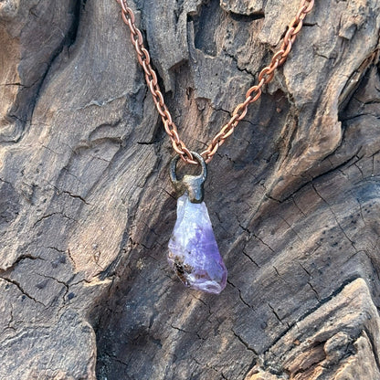 Celestial Wisdom Amethyst Third Eye & Crown Chakra Pendant SN SA0015