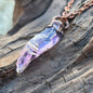 Celestial Wisdom Amethyst Third Eye & Crown Chakra Pendant SN SA0016