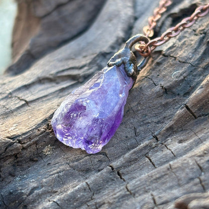 Celestial Wisdom Amethyst Third Eye & Crown Chakra Pendant SN SA0019