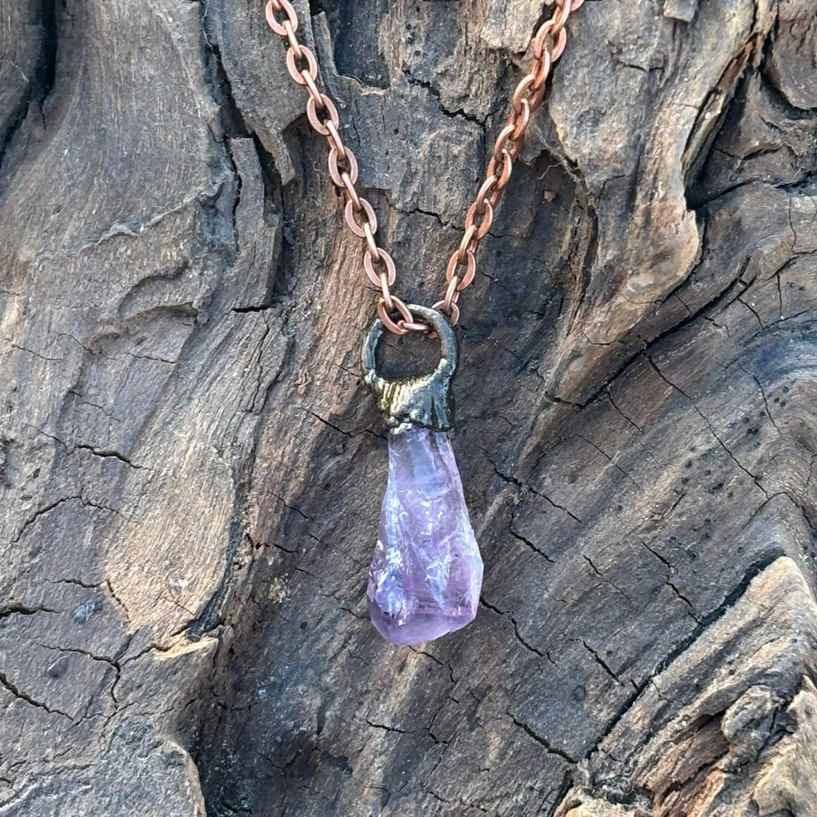 Celestial Wisdom Amethyst Third Eye & Crown Chakra Pendant SN SA0024